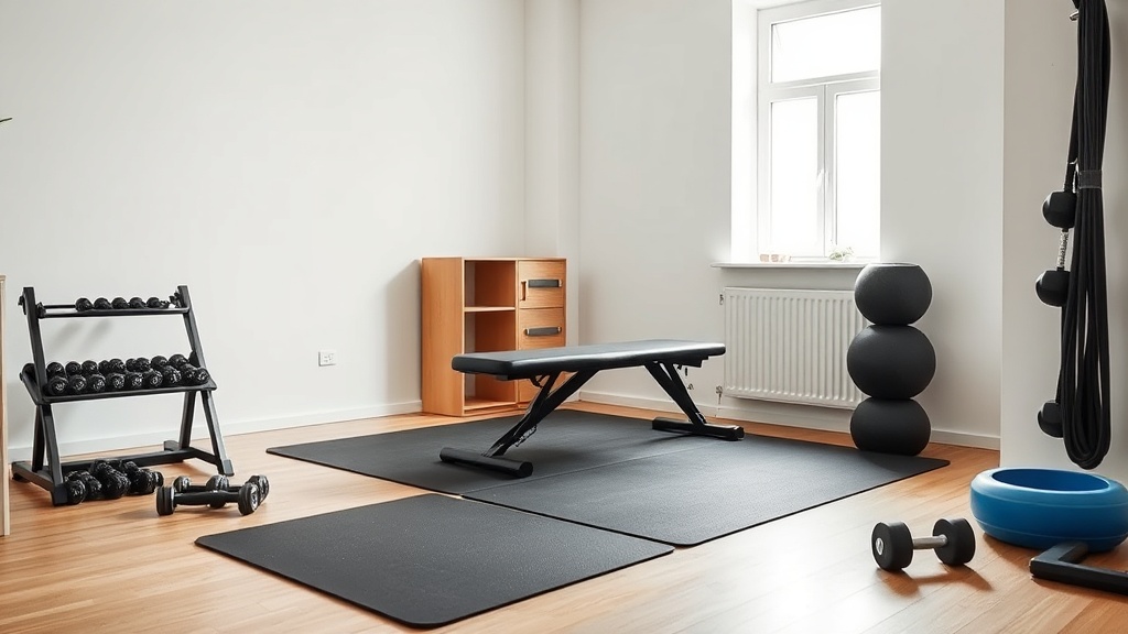 Heimtraining auf 3 bis 5 m2 einrichten: Bodenschutz, Trittschall und Geräte für Mietwohnungen