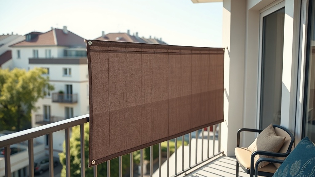 Balkon-Sichtschutz ohne Bohren: Balkonbespannung, Klemm-Seitenmarkise und freistehendes Rankgitter im Kostenvergleich